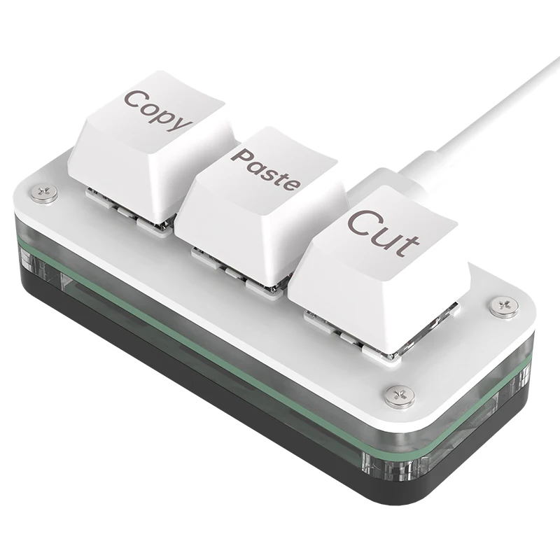 RGB 3-Key Macro Programming Mini Keyboard