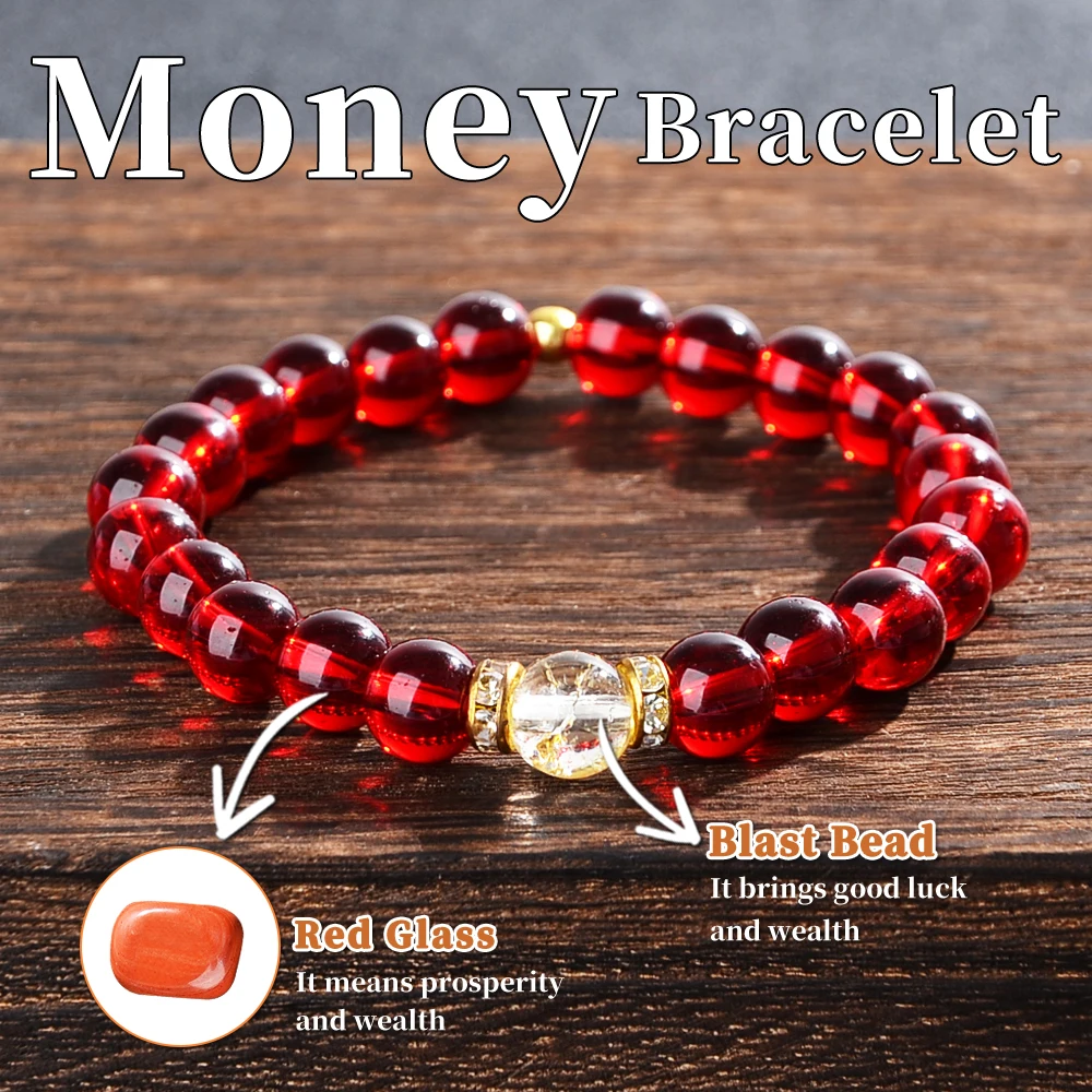 1PC Prosperity and Abundance Healing Money Wealth Bracelet - Relaxation, Success Enhancement, Personal Strength and Health