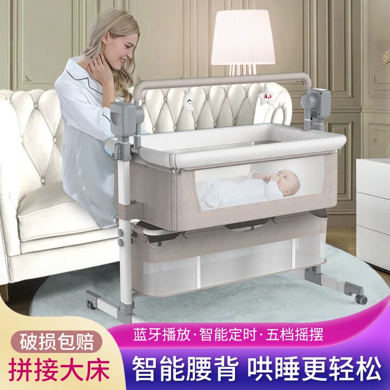 Điện Đa Năng Kiêm Giá Đỡ Cho Trẻ Sơ Sinh Hình Hoa Đính Đá Cho Trẻ Sơ Sinh Thông Minh Dỗ Dành Bé Giường Giường Ngủ Rổ