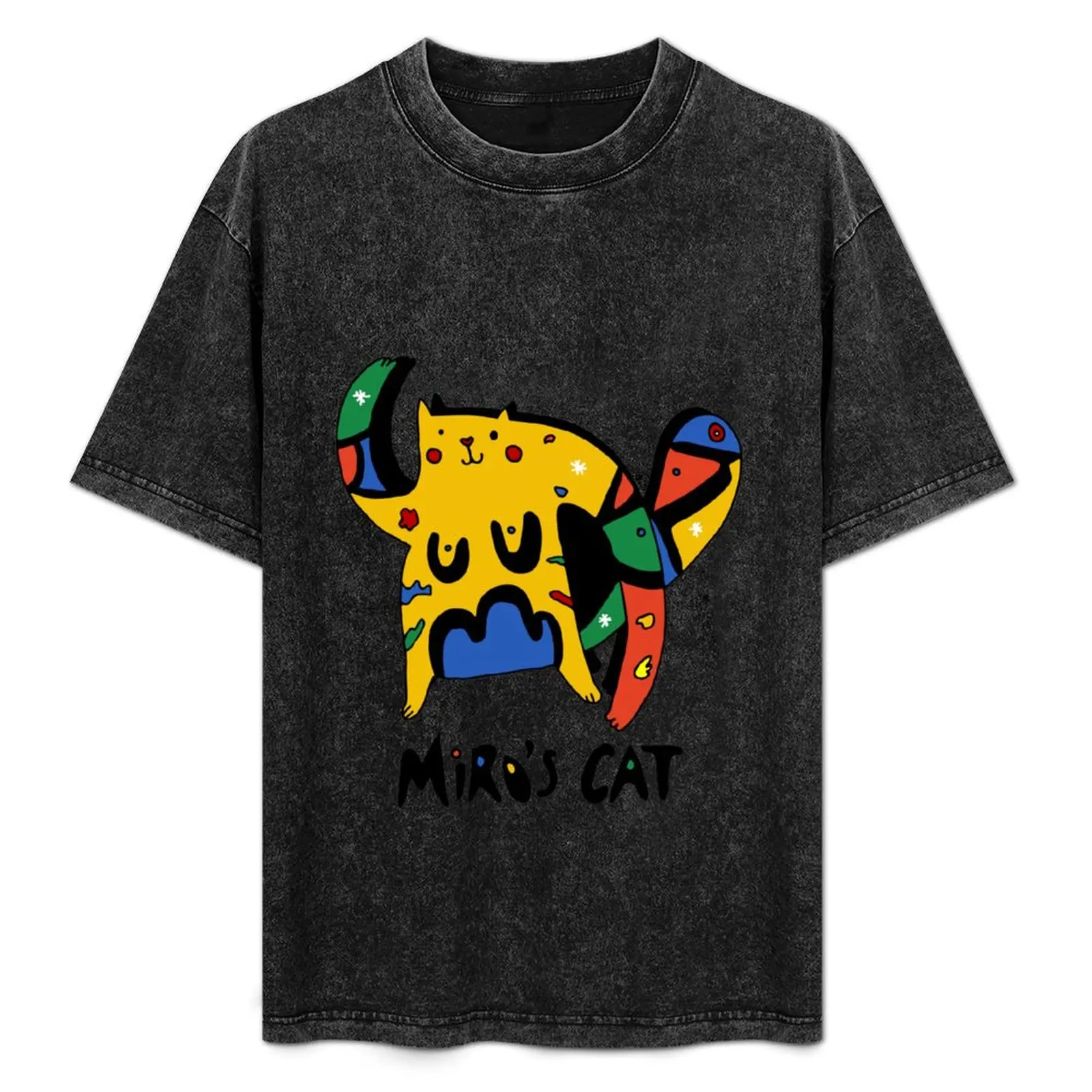 

Joan Miro's cat T-Shirt Holiday Simple Tee Shirt