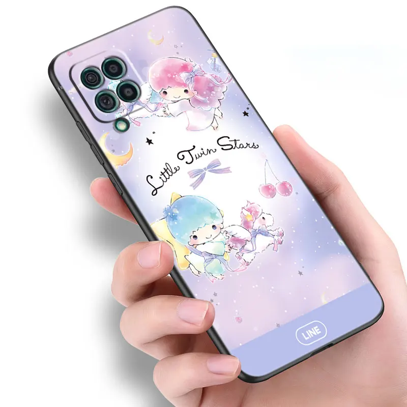 Little Twin Stars Case For Samsung Galaxy M13 M04 M53 M52 M51 M42 M33 M32 M11 M12 M21 M22 M23 M31S M30S Note 10 Plus 20 Ultra