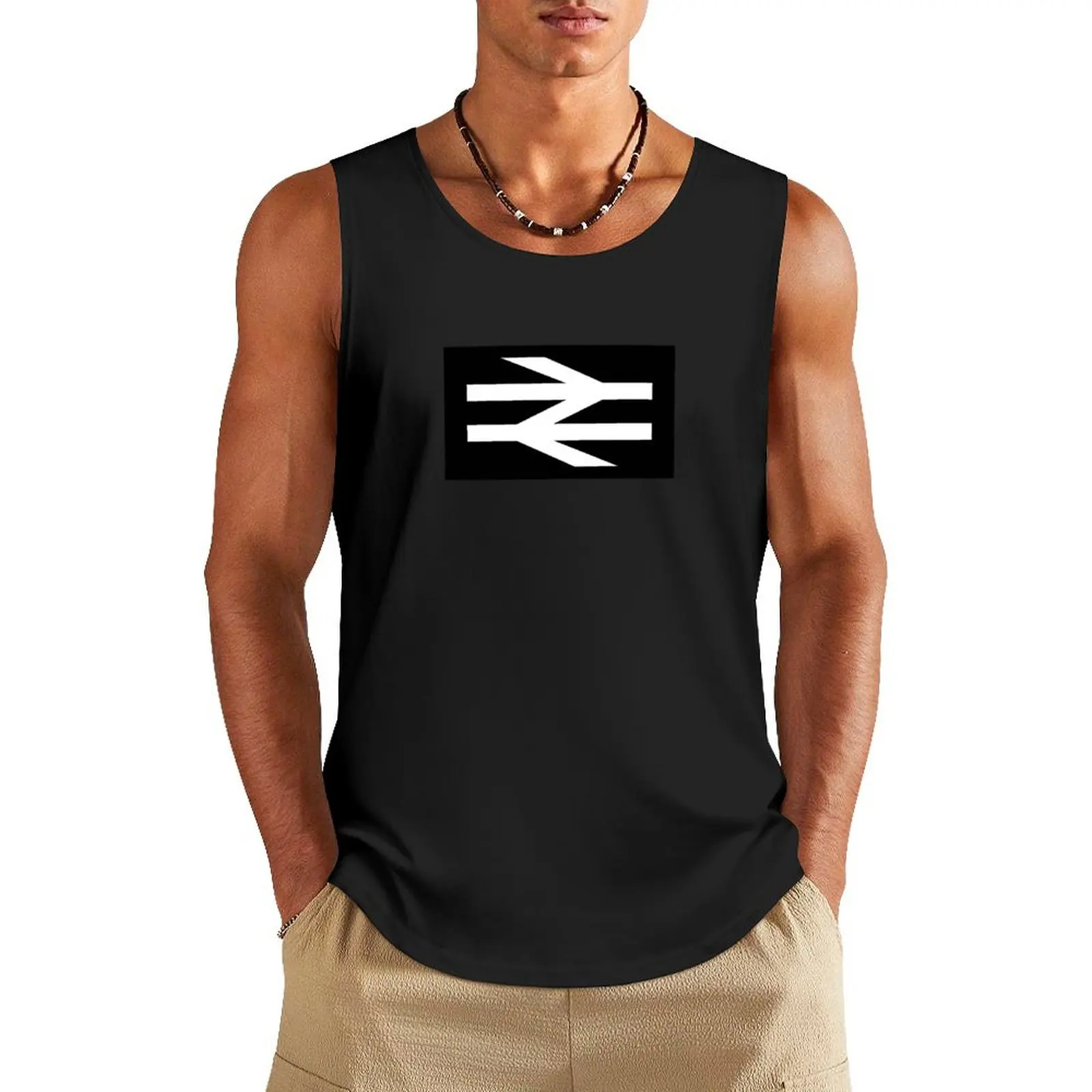 

British rail Tank Top Men's clothes luxury style vest men Men's sleeveless