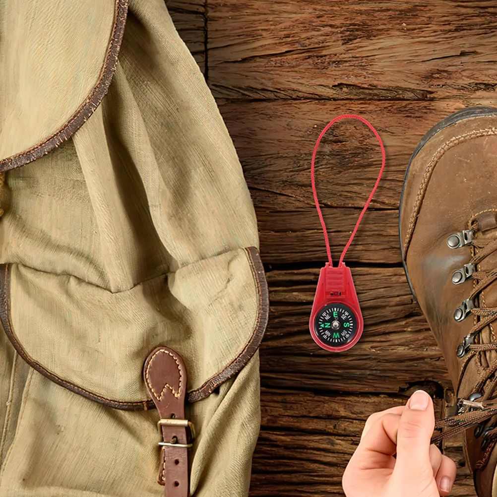 

30pcs Compass Lanyard Small Portable Mini Keychain Pocket Size Outdoor Travel Hiking Camping Survival Accessories