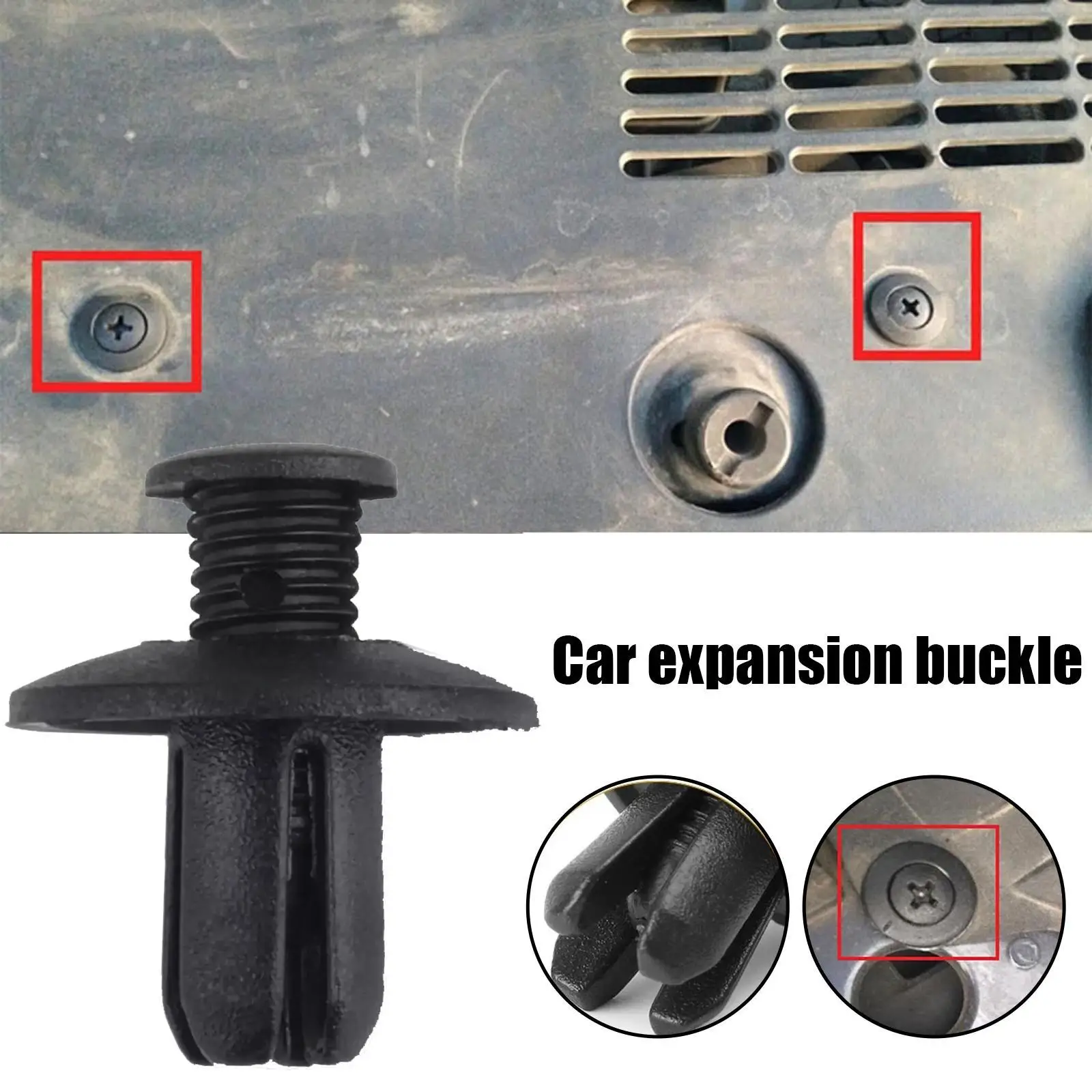 

Universal Car Bumper Fender 8mm Hole Rivets Fastener Car Screw Auto Fastener Pin Accessories Clips Clips Push F8N1