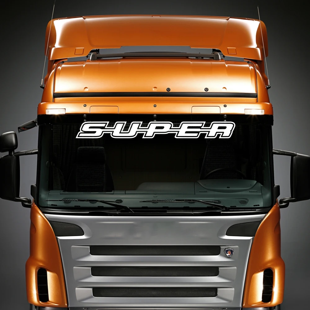لوحة لاصقة لشاشة الرياح لشاحنة SUPER V8 لنافذة الكابينة الزجاجية لـ HGV MAN DAF SCANIA