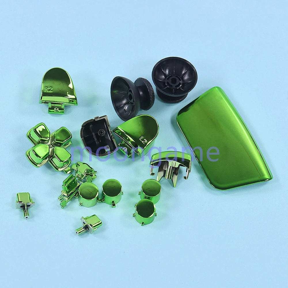20set di ricambio per PS5 V3.0 elettrolitico R1 L1 R2 L2 Controller di gioco tastiera cromata pulsante comune