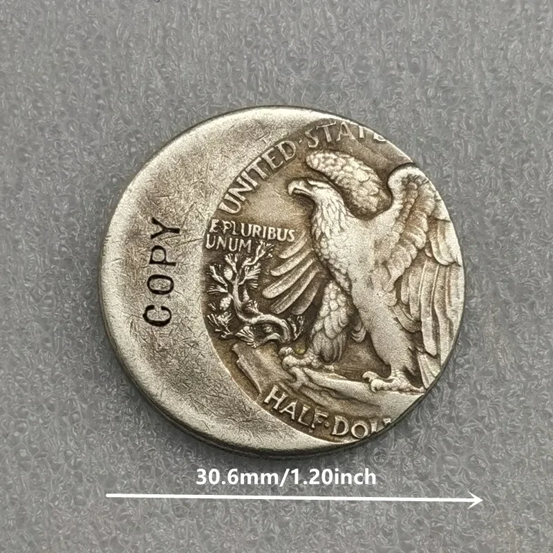 الولايات المتحدة الأمريكية خطأ مختلف مع مركز عاري نسخة عملات نادرة تحدي عملات الجيب هدايا عيد الميلاد