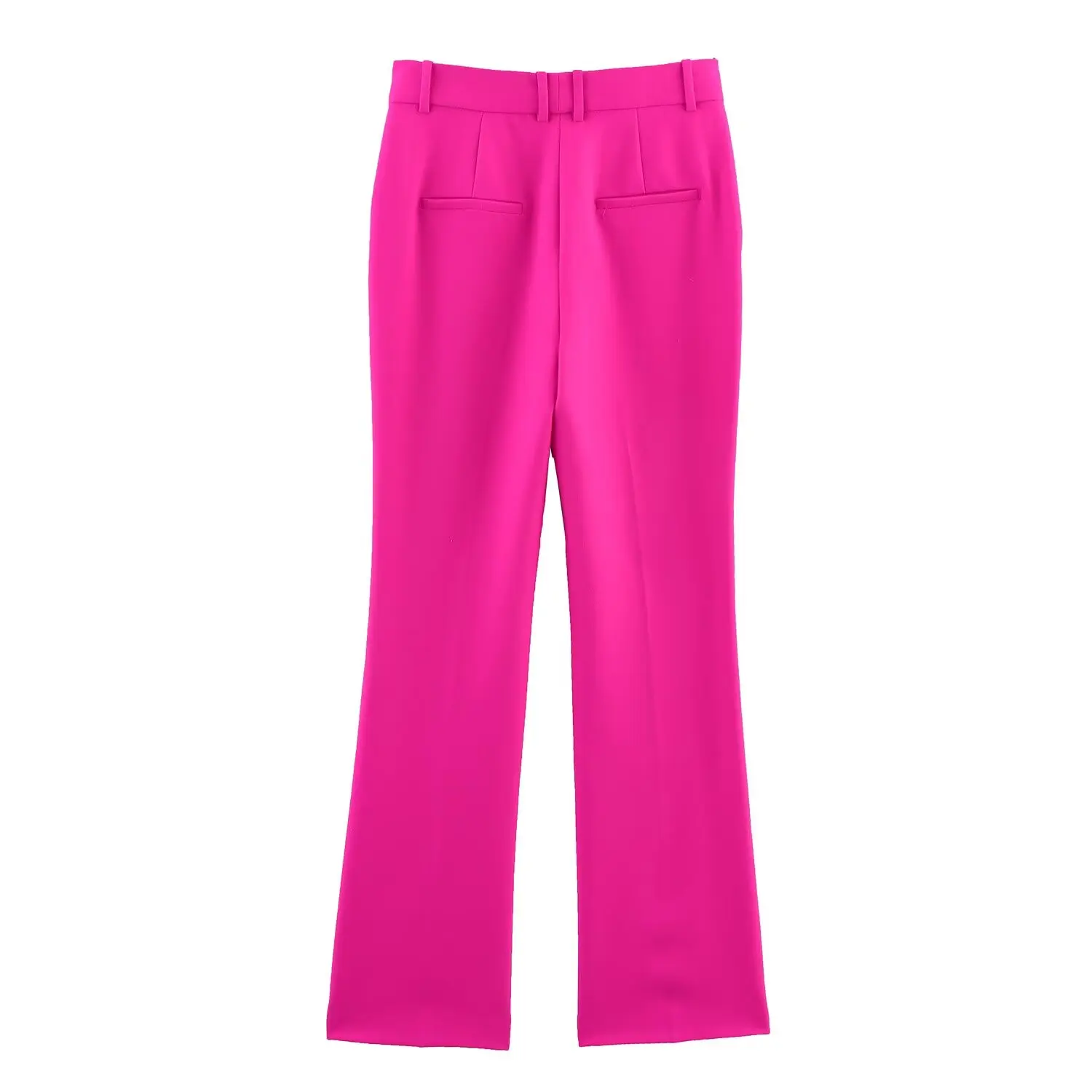 طقم بدلة PB&ZA2025 للسيدات بقصة ضيقة وأكمام طويلة وسروال واسع