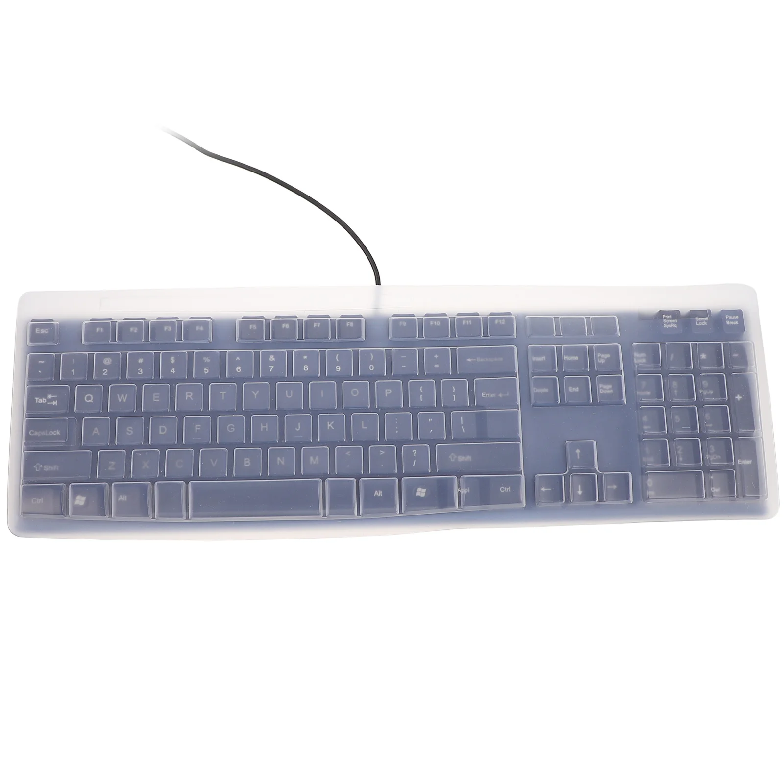 

2PCS Keyboard Cover Ultra Thin Silicone Protector High Quality Durable Fit Comfortable Dust Proof Fully Wrapped