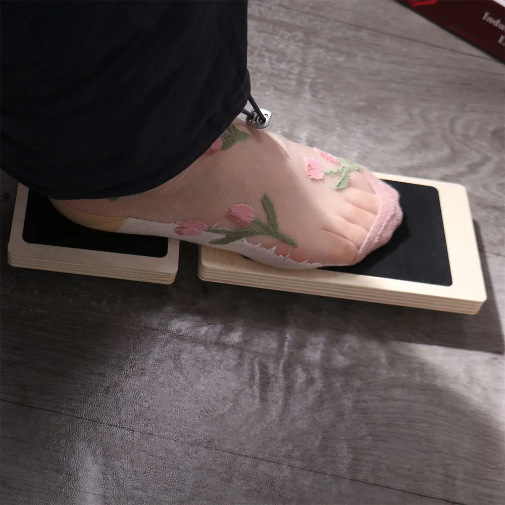 

1 Set Single Foot Foot Balance Board Non-slip Sprained Foot Strength Trainer Practical Durable Stability Exercises Plantar Gym