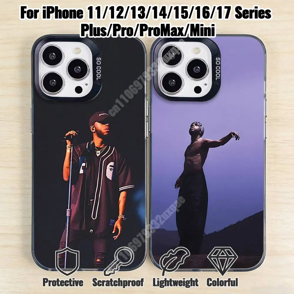 

Rapper 6lack Sunday Again Phone Case for iPhone 17 16 15 Max Mini 14 13 Pro Plus 12 11 X XS Air IMD Cover