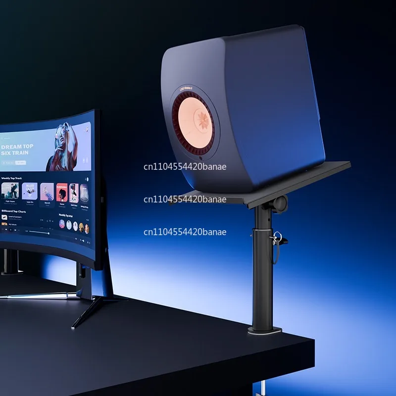 Audio stand Desktop clip Table placement rack Lifting and lowering angle bracket Surround monitor speaker base tripod