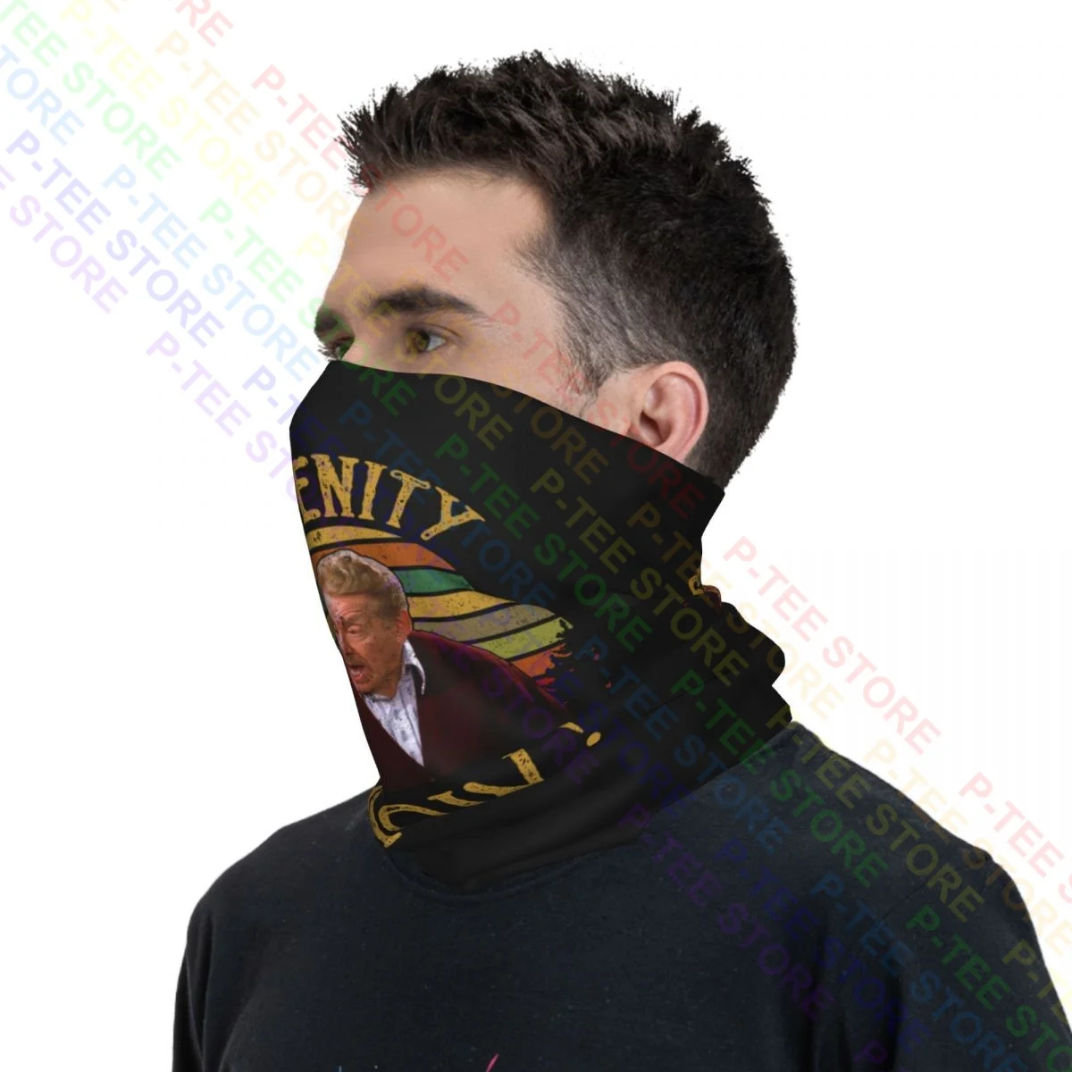 Serenity Now Frank Costanza seinfell serie de Tv cuello polaina bufanda máscara facial Unisex Running Gaiter Tube