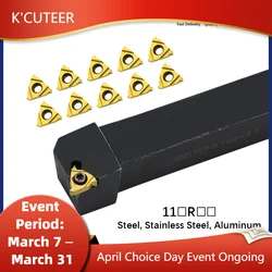 SER1010H11 SER1212H11 SER1616H11 External Thread Turning Tools Lathe Cutter 11ER Carbide inserts CNC Holder