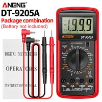 ANENG Tester Electric  NCV True RMS Analog Digital Profesional Multimeter AC/DC Transistor VoltageAuto Range Multimetro DT9205A