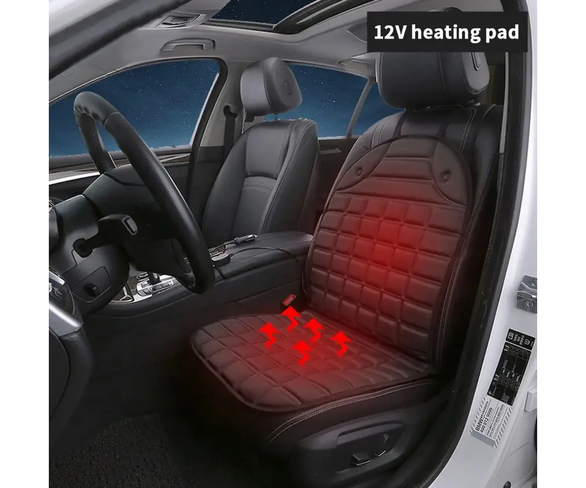 

Зимний чехол на автомобильное сиденье с подогревом, 12 В, грелка, подушка для автомобильного сиденья, авто, универсальная защита для автомобильного сиденья, накладки на плащ