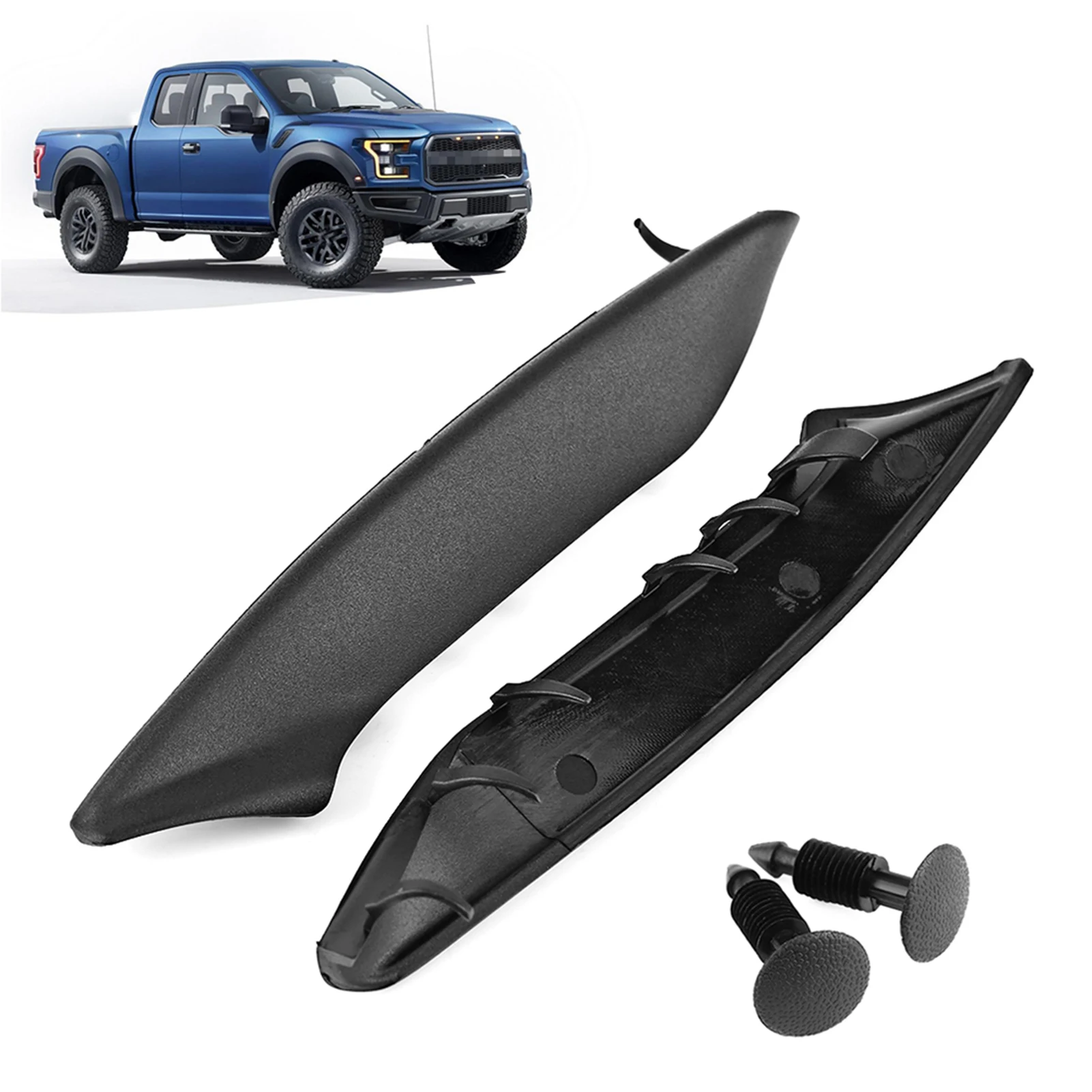 

Wiper Cowl Cover Plastic End Windshield Wiper Cowl Cover For F150 2004-2008 For Lincoln Mark LT 2006-2008 Wiper Cowl Kit