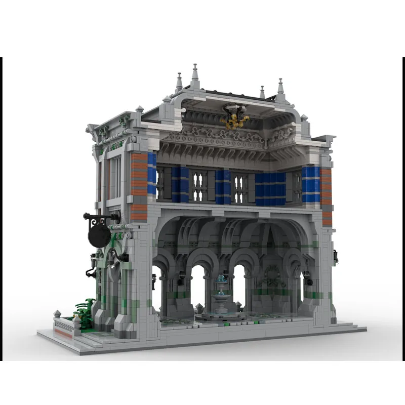

MOC-157968 New City Street View Building Blocks Model 5163 PartsMOC Creative Boys Kids Birthday Building Blocks Toy Gifts