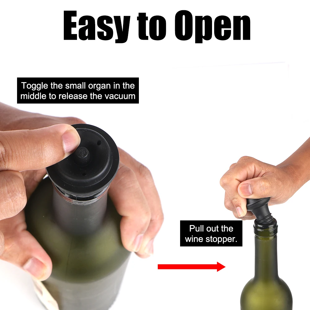 فراغ النبيذ الفلين أدوات المطبخ بار غطاء زجاجة المكونات الطازجة حفظ ختم النبيذ الأحمر مثبت زجاجي الشمبانيا السدادة الطازجة