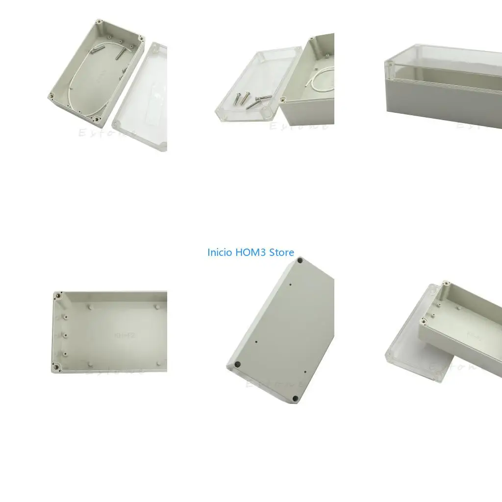 A5YD Plastic Project for Case DIY Junction Box Clear Cover Electrical Box Instrument