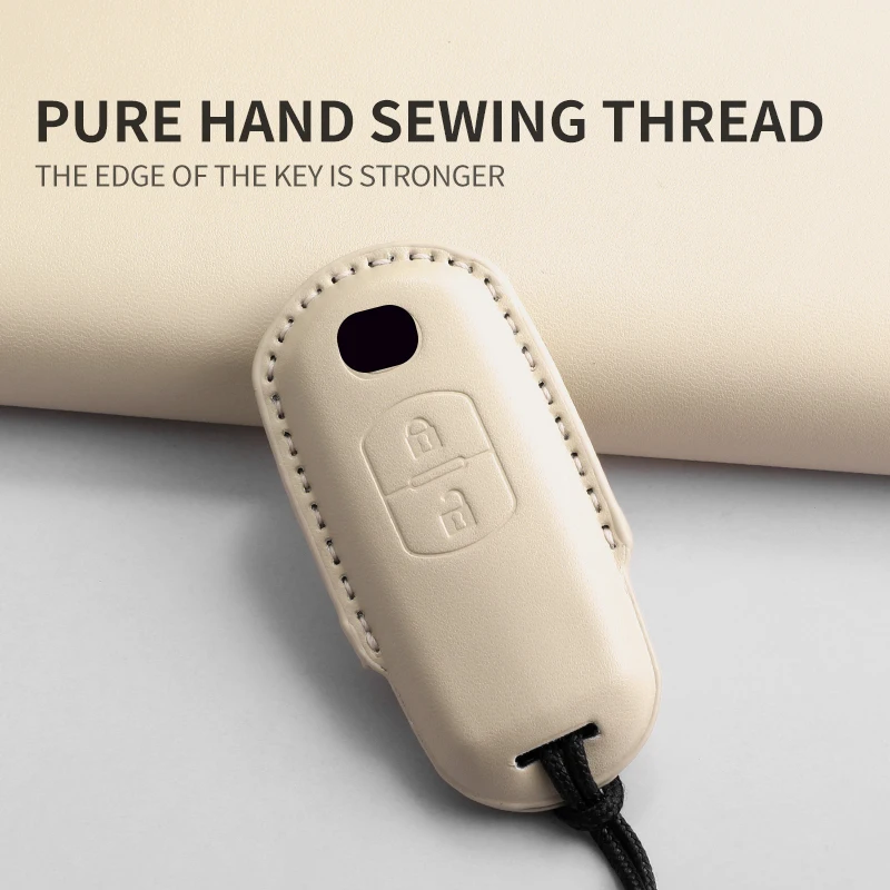 Funda para llave remota de coche, carcasa Fob Mazda 2 3 6 CX-9 CX-3CX-5 CX-30 Atenza Axela Demio CX7 BCYB-67-5DY, llavero de Pu de 2/3/4 botones