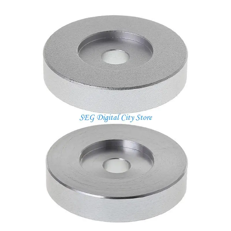 

U75B 45 RPM Adapter Durable Aluminum Center Adapter for 7 inch Record Vinyl