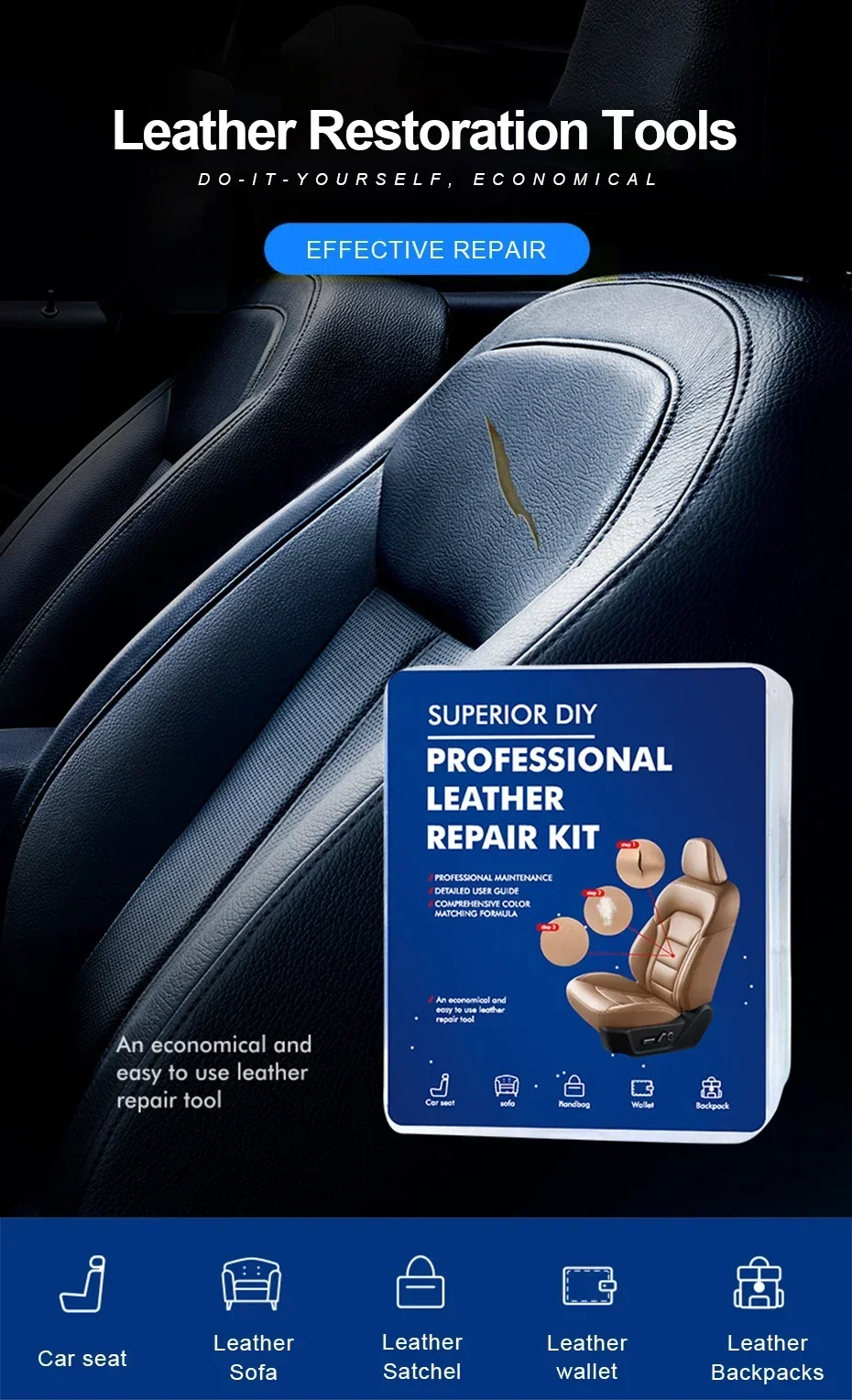 Liquid Leather Repair Kit Image 1