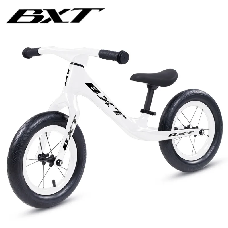 12 Inch Kids Balance Bike Carbon Complete Bicycle For Kid Small Size  Children Running Bike Slide By Feet Unisex Kids Push Cycle