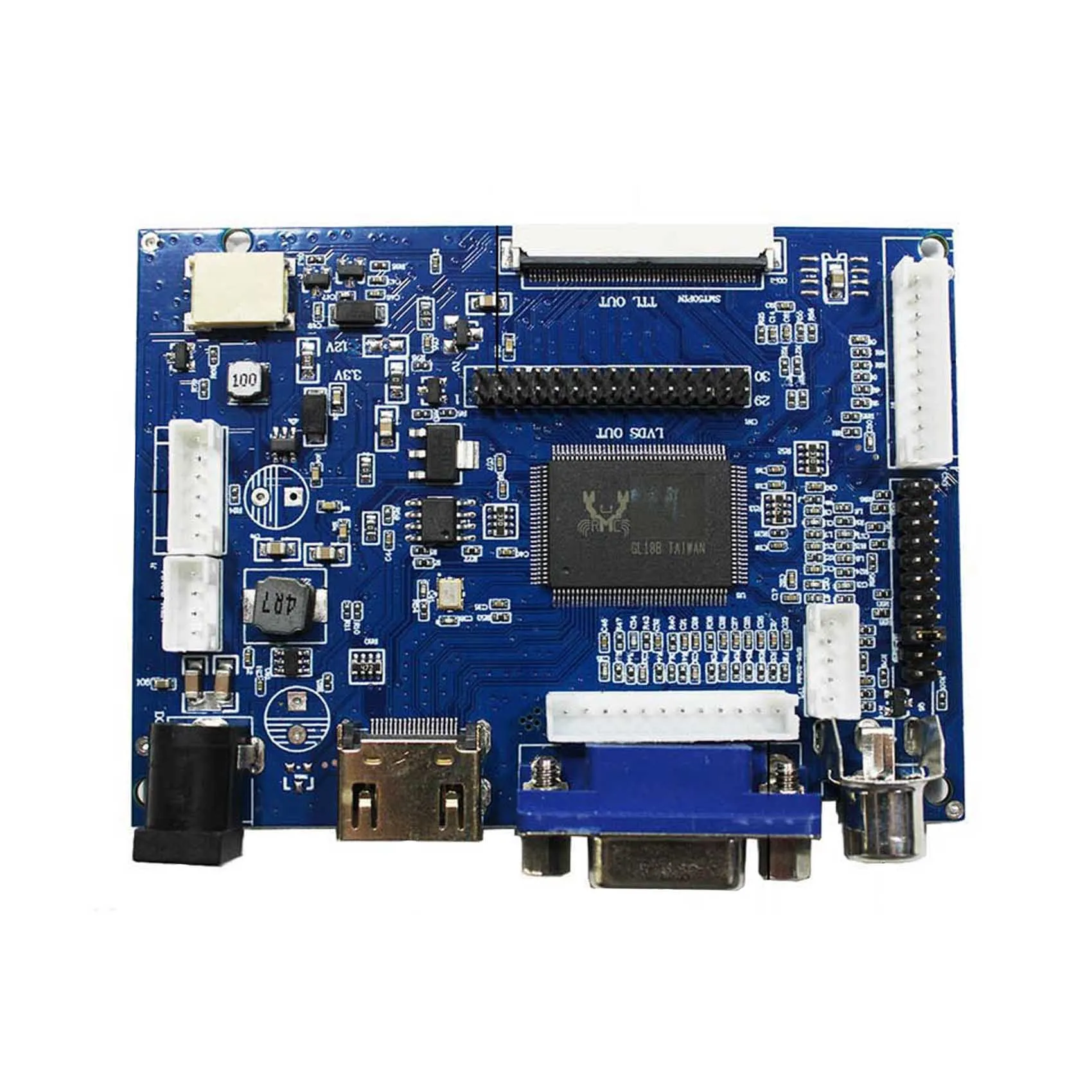 VS-TY2662-V1 Tv Lcd Main Board 1280x800 Development Board VGA 2AV LCD Reversing Board for 14.1inch B141EW01 LP141WX3 Screen - view 4