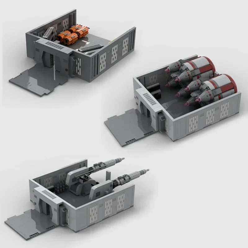Star Movie Modello Moc Mattoni da costruzione Tecnologia del sistema del corridoio imperiale Blocchi modulari Regali Giocattoli di Natale Set fai da te Assemblaggio