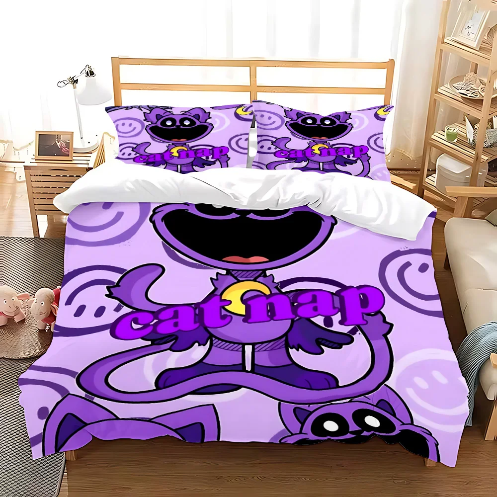 3d Print Game CatNap X DogDay Bedding Sets Comforter Quilt Bed Cover Duvet Cover Pillow Case 2-3 Pieces Sets Bedroom Decoration view 5