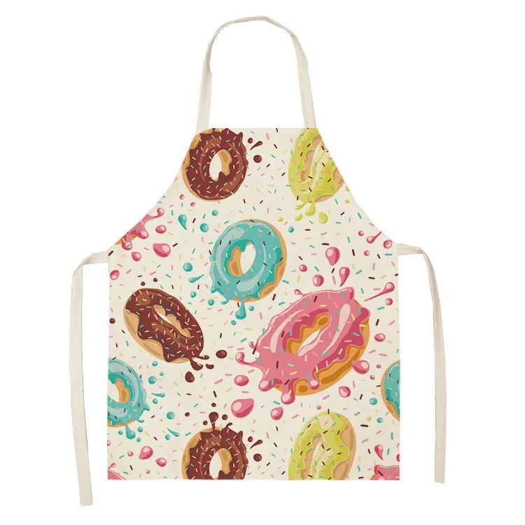 Ice Cream Women Kitchen Aprons Waterproof Barber Apron Cooking Oil-proof Cotton Linen Antifouling Chef Apron Unicorn Apron Kid