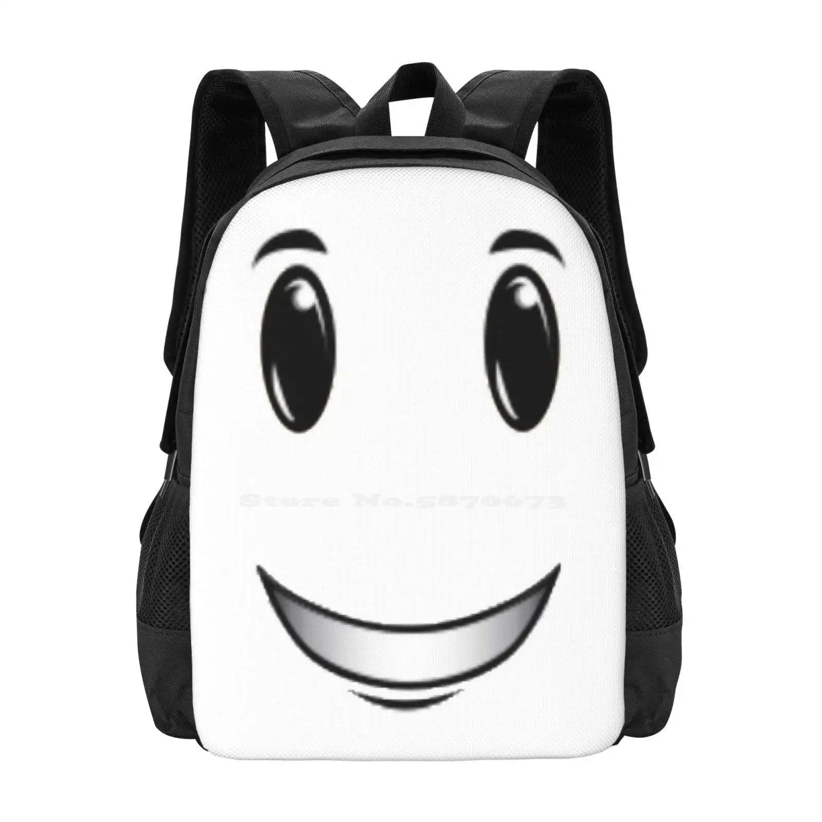 Winning Smile New Arrivals Unisex Bags Student Bag Backpack Winning Smile Meme Face