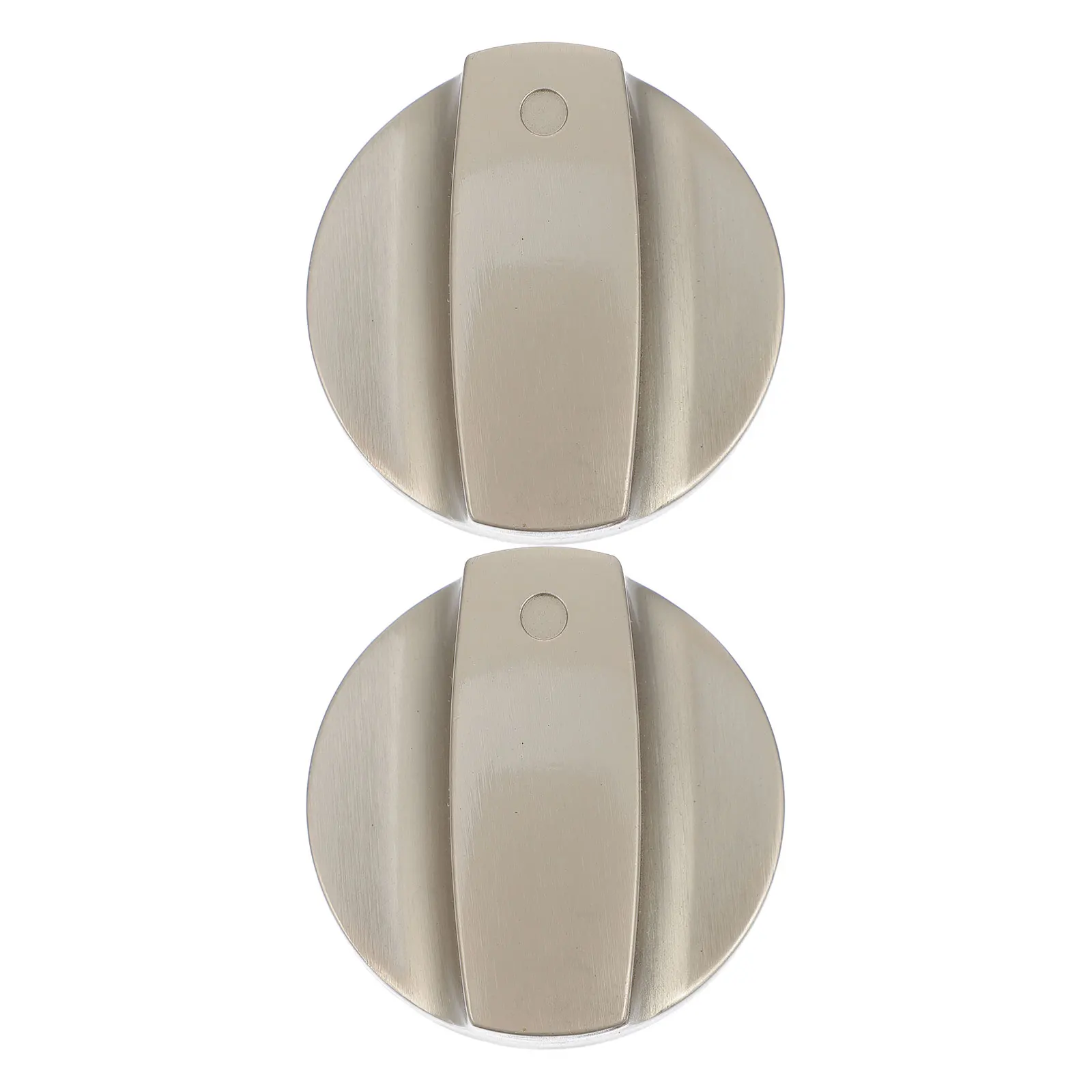 

2Pcs Gas Stove Knob Cooker Metal Replacement Control Switch Durable Construction Easy Install Thermostat Bake Broken Knobs High
