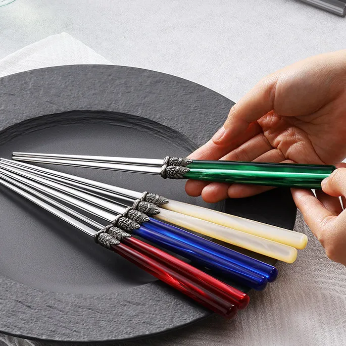 eme-serie-napoleon-bacchette-colorate-in-acciaio-inossidabile-utensili-da-tavola-retro-per-casa-bacchette-compartimentate-design-semplice-lunghezza-223-cm