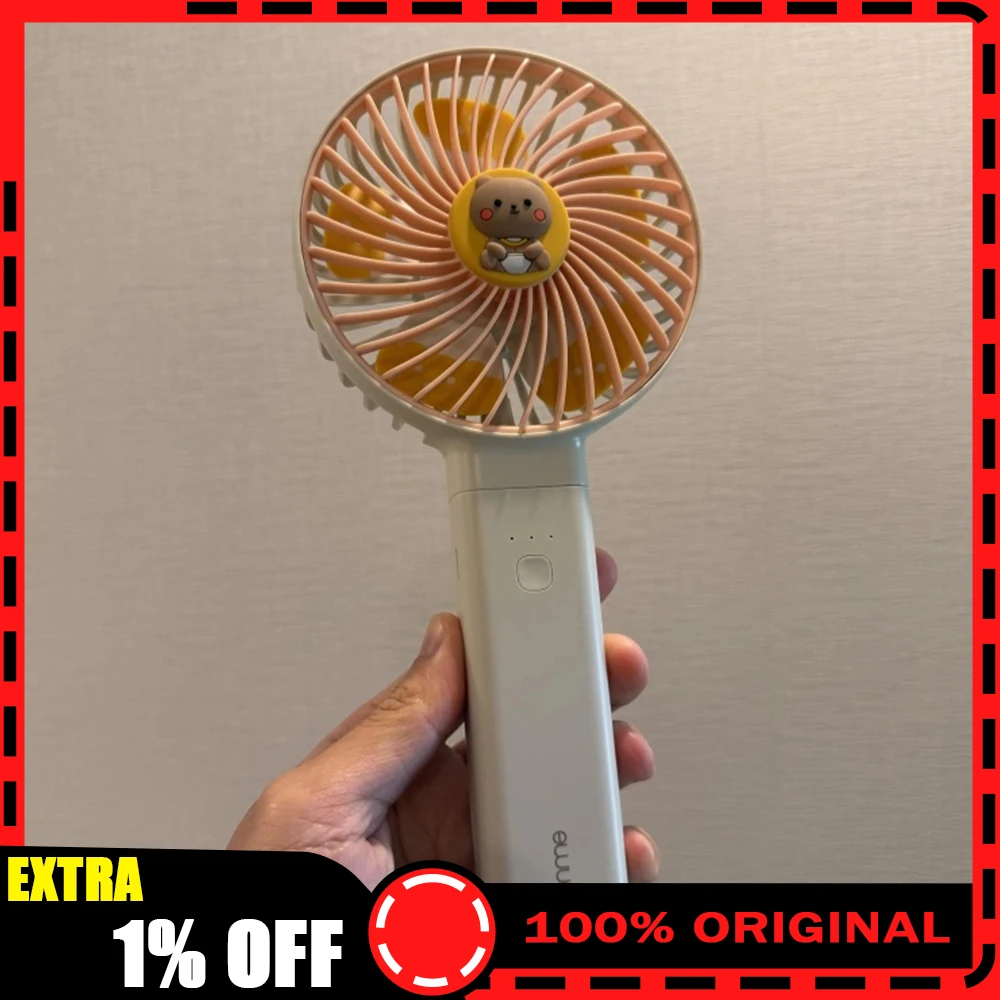 FUNME F27 Handheld Small Fan Four-Gear Adjustable Large Wind Power Handheld Fan 5000mAh Long Battery Life Low Noise Light Weight