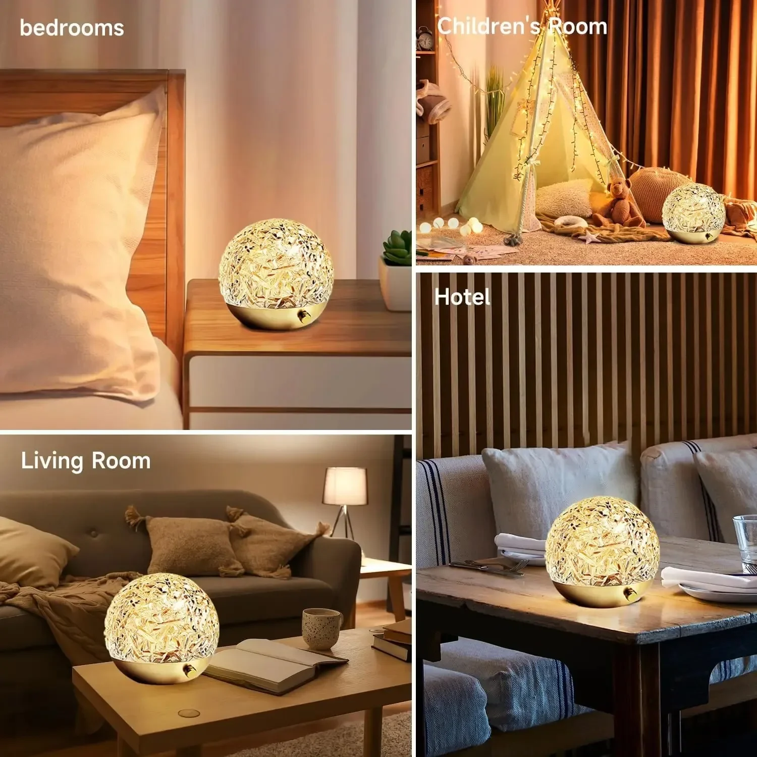 Water Ripple Projector Night Light Crystal Lamp Atmosphere Decoration Home Bedroom Aesthetic Holiday Gift Sunset Lights