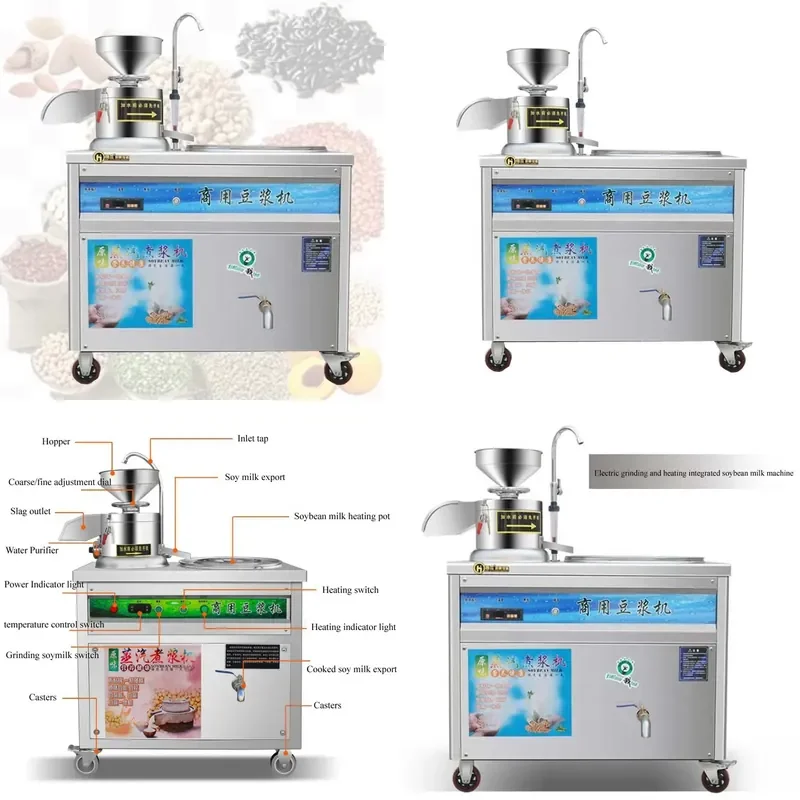 New Plant Milk Machine 1.5L Large Capacity for Homemade Soybeans Almonds Oats with Intelligent Function and Delayed Start
