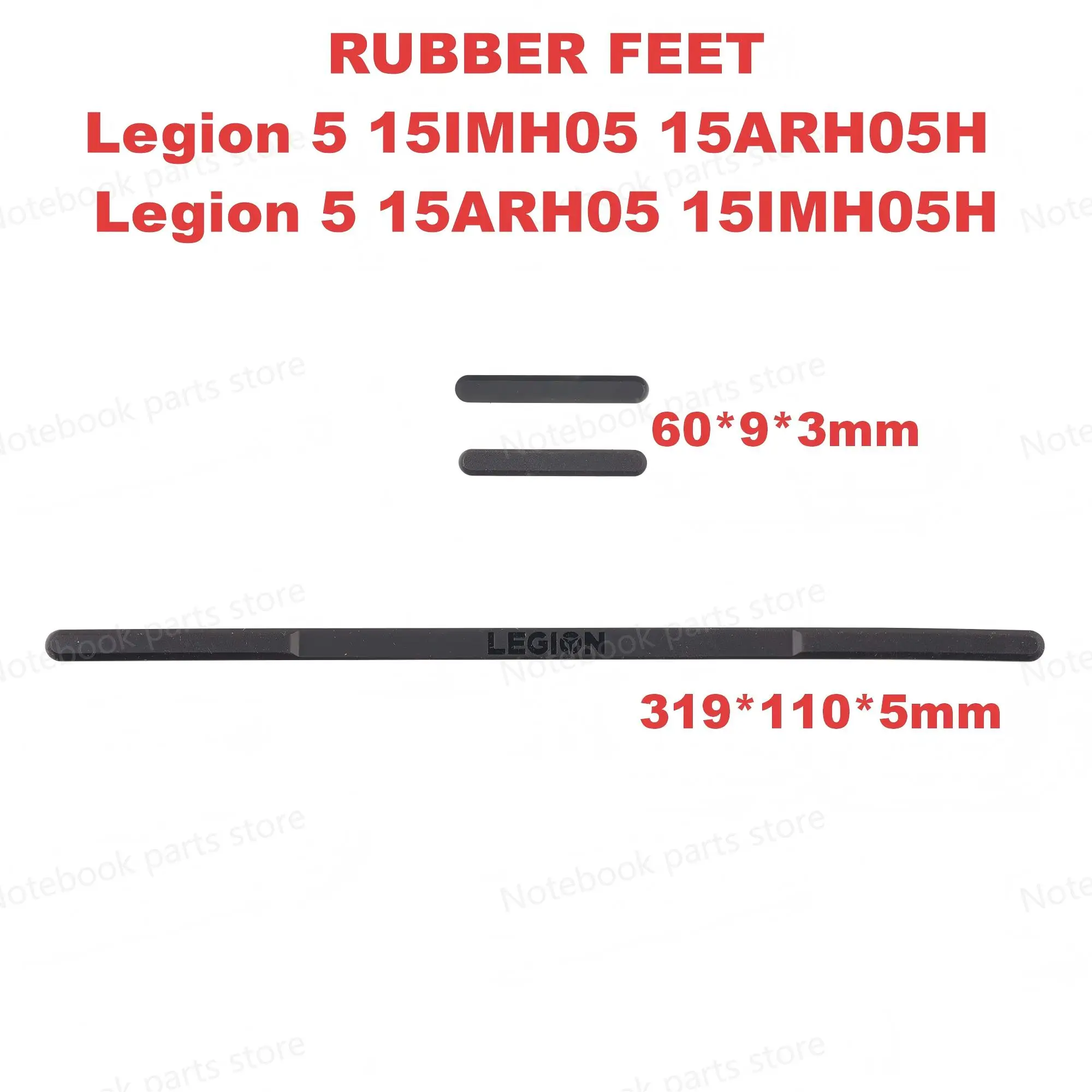 RUBBER FEET For Legion 5 15IMH05H 15IMH05 5-15ARH05H 5-15ARH05 Y7000 2020 Y550-15 GY550 81Y6 82AU 82CF plastic pad