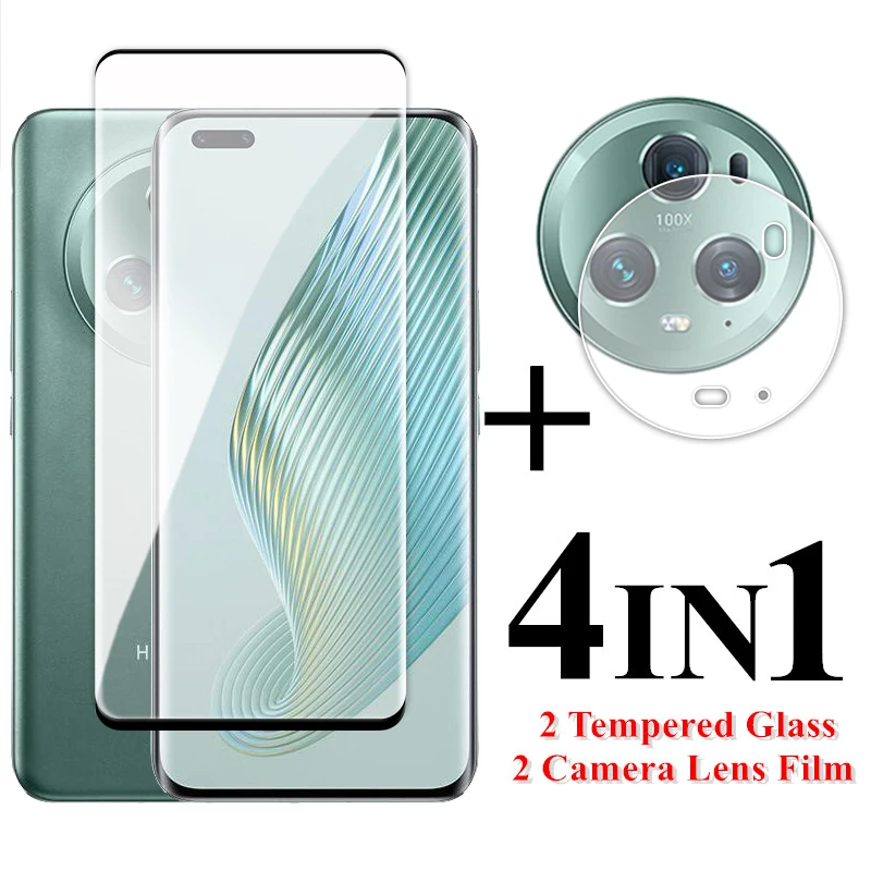 

For Honor Magic5 Pro Glass 3D Full Cover Curved Screen Protector Honor Magic5 Pro Tempered Glass Magic5 Pro Lens Film 6.81 inch