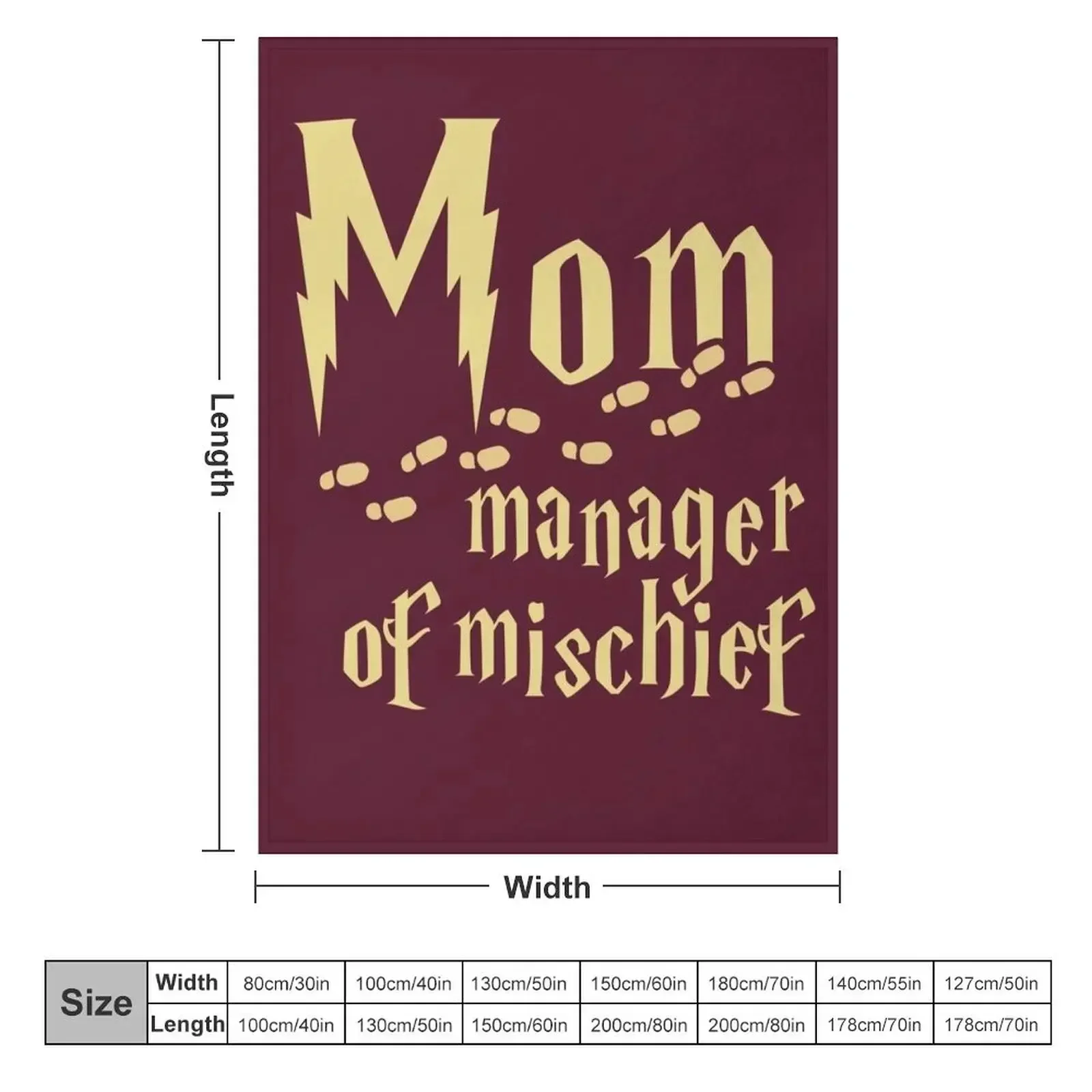 Mom manager of mischief Throw Blanket Plaid on the sofa Vintage Thermals For Travel Luxury Hairys Extra Large Throw Blankets