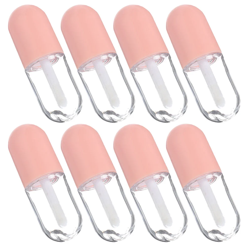 Tubes de gloss Jules en vrac, rouge à lèvres africain, baume teinté, récipient en plastique d'approvisionnement, 8 pièces