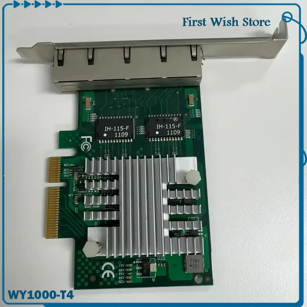 

4-портовая гигабитная серверная сетевая карта WY1000-T4