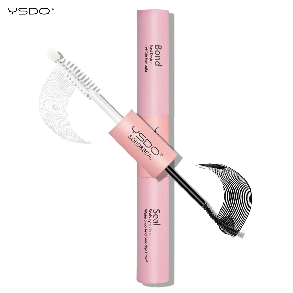 YSDO DIY Wimpernverlängerungsset 14/32P Einzelwimpern-Set Cluster D Curl 9-16mm Mix 30D-120D Wimperncluster mit Bindung und Dichtung – Detail 8