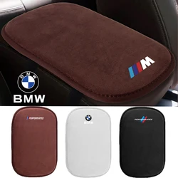 Car Center Console Armrest Box Mats Non-slip Fur Pad Accessories For BMW M Performance M3 M5 M6 F01 F20 F10 F13 F15 F16 F30 F34