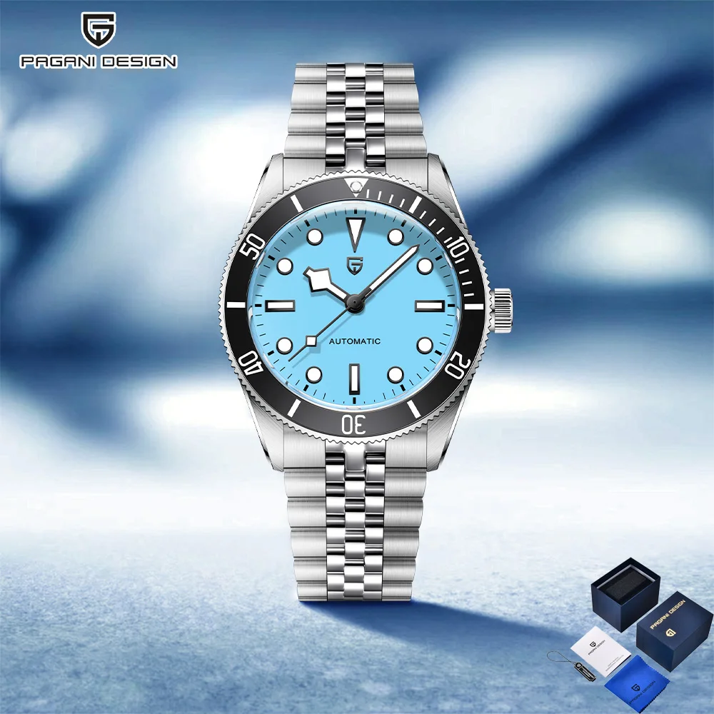 2025 تصميم باجاني أحدث ساعة رجالي BB58 سوار فاخر ساعة أوتوماتيكية للرجال NH35A ساعة ميكانيكية الياقوت 10BAR صندوق هدايا #2