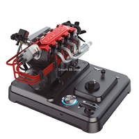 TOYAN L400 Engine Model Metal Inline 4 Cylinder Engine Model 14CC Mini Internal Combustion Engine Toys FS-L400BGD-XP Gift
