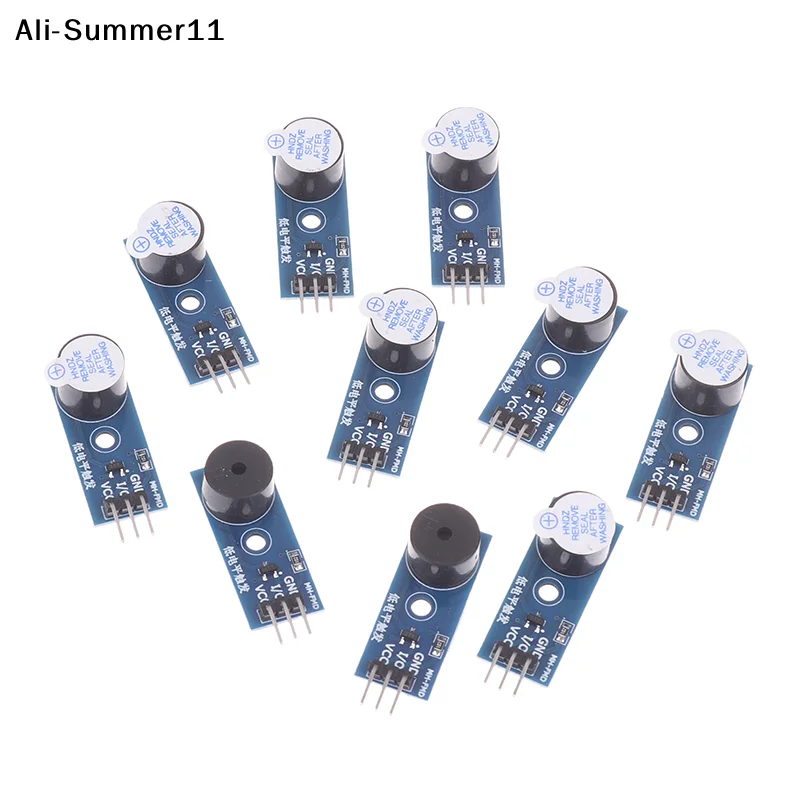 【RV】Active Passive Buzzer Module For Arduino, 5V Low Level Trigger, Compatible With Raspberry Pi ESP32, High Quality DIY Kit