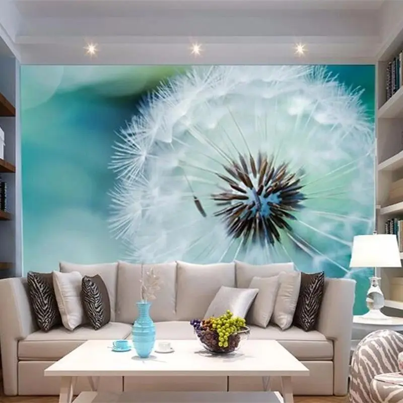 

Custom Photo Wallpaper 3D Stereo Large Murals Abstract dandelion sofa bed Living room bedroom children's room TV Background wall