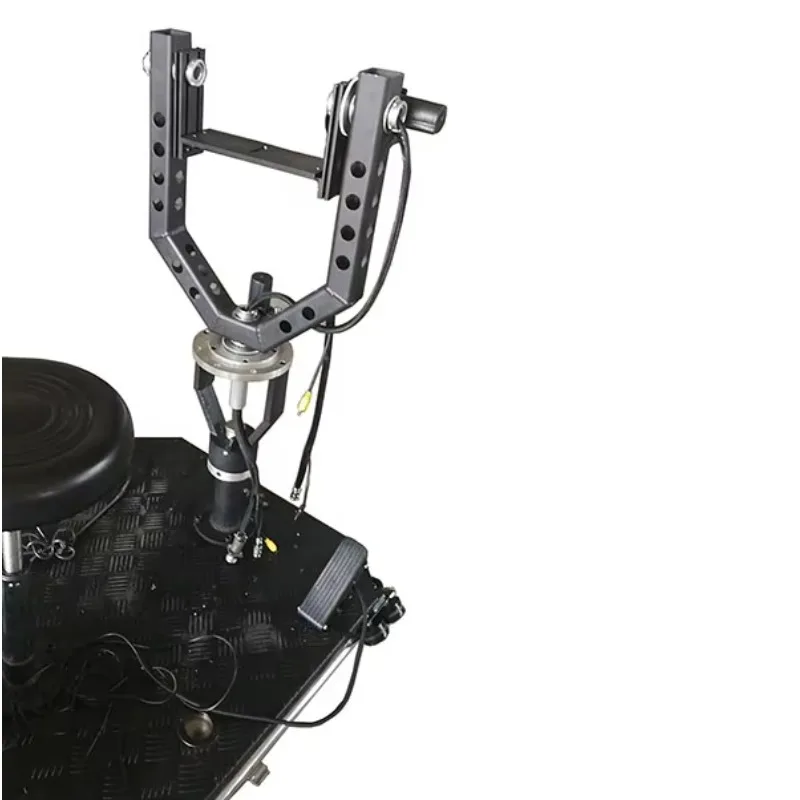 Electric Trailer Camera Dolly with Seat and Pan Tilt Head for Sale
